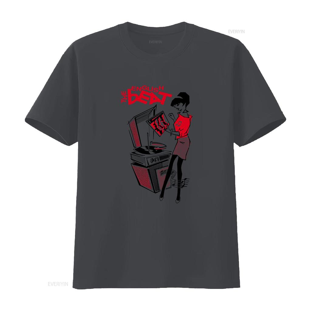 The English Beat Rude Girl 2 Tone Ska Cool T Shirt for Music Lovers P69 vintage Washed Soft Top For Everyday Wear graphic