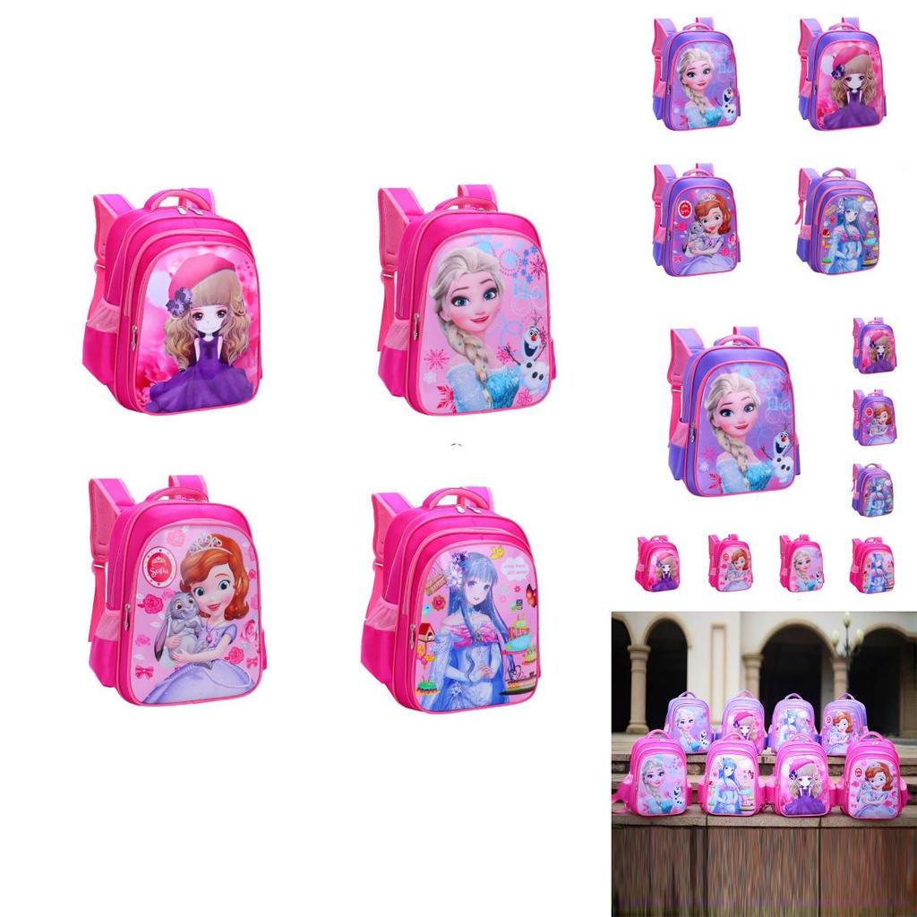 Sofia Elsa Miracle Nikki Backpack With Adjustable Straps For Girls Travel**