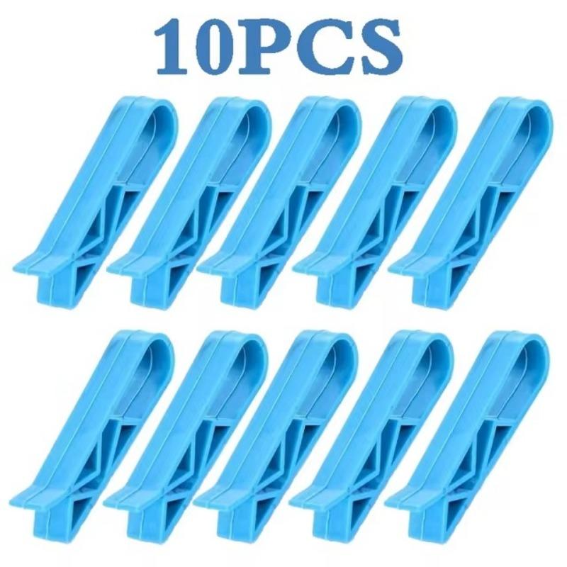 

Крепежная клипса для мусорного бака Прочный пластиковый кухонный, для ванной, офиса, универсальный мусорный мешок, противоскользящий кронштейн, разделитель, боковой зажим 10Pcs