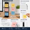 Detachable Transparent Acrylic Memo Board Desktop Screen Holder Office Adhesive Message Display Stand Study Working Daily Use