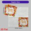 20pcs Disposable Napkins with Pumpkin, Turkey Pattern Print for Wedding,Parties,and Daily Use for Thanksgiving Fall Christmas Table Decoration