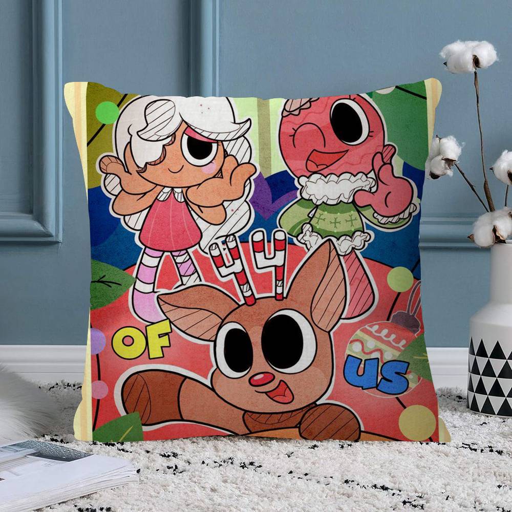 Game DDandys World Pillow Cover Sofa Cushion Cover Home Room Decoration Children Gift