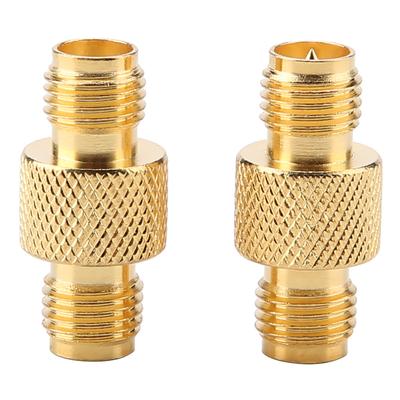 2 piezas Conector RF SMA Hembra a RP SMA Hembra Adaptador Coaxial Convertidor de Prueba