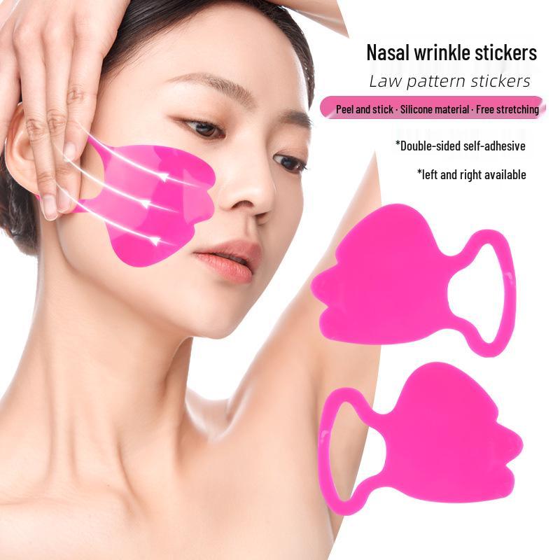 

Rose Scented Nasolabial Folds Lifting Stickers - Anti-Sagging Soft Gel to Fade Fine Lines One Size троянди рожеві кольору