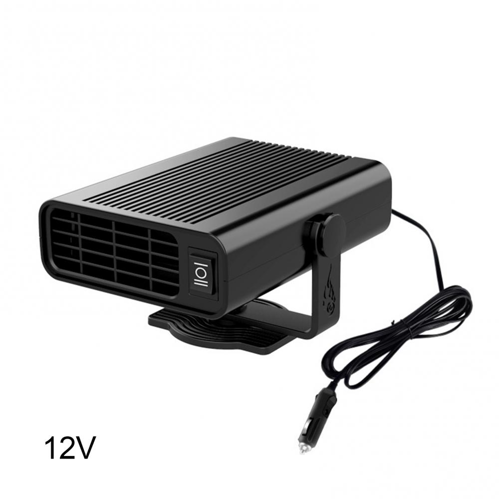 Portable Fan Car Heater Winter Electric 12/24V Windscreen Defroster Demister
