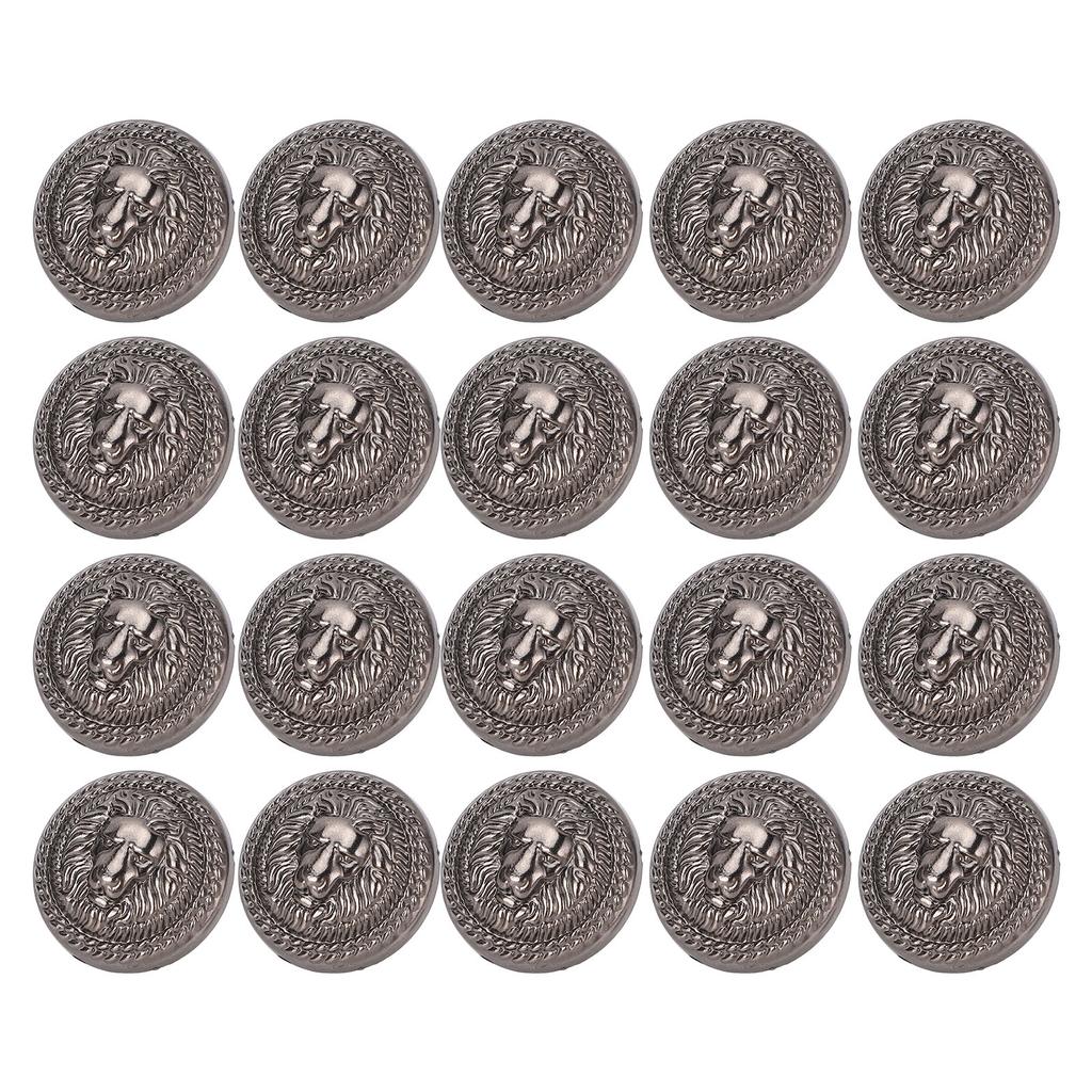 20 Sets   Rivet 24mm Diameter Vintage Decorative Zinc Alloy   Head Rivet Button with 7mm Screws