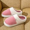 Fashion 2025 New Warm Men Slippers Women Winter Cotton Shoes Non-Slip Thick Sole Soft Flats Bedroom Concise Home Couples Furry Slipper