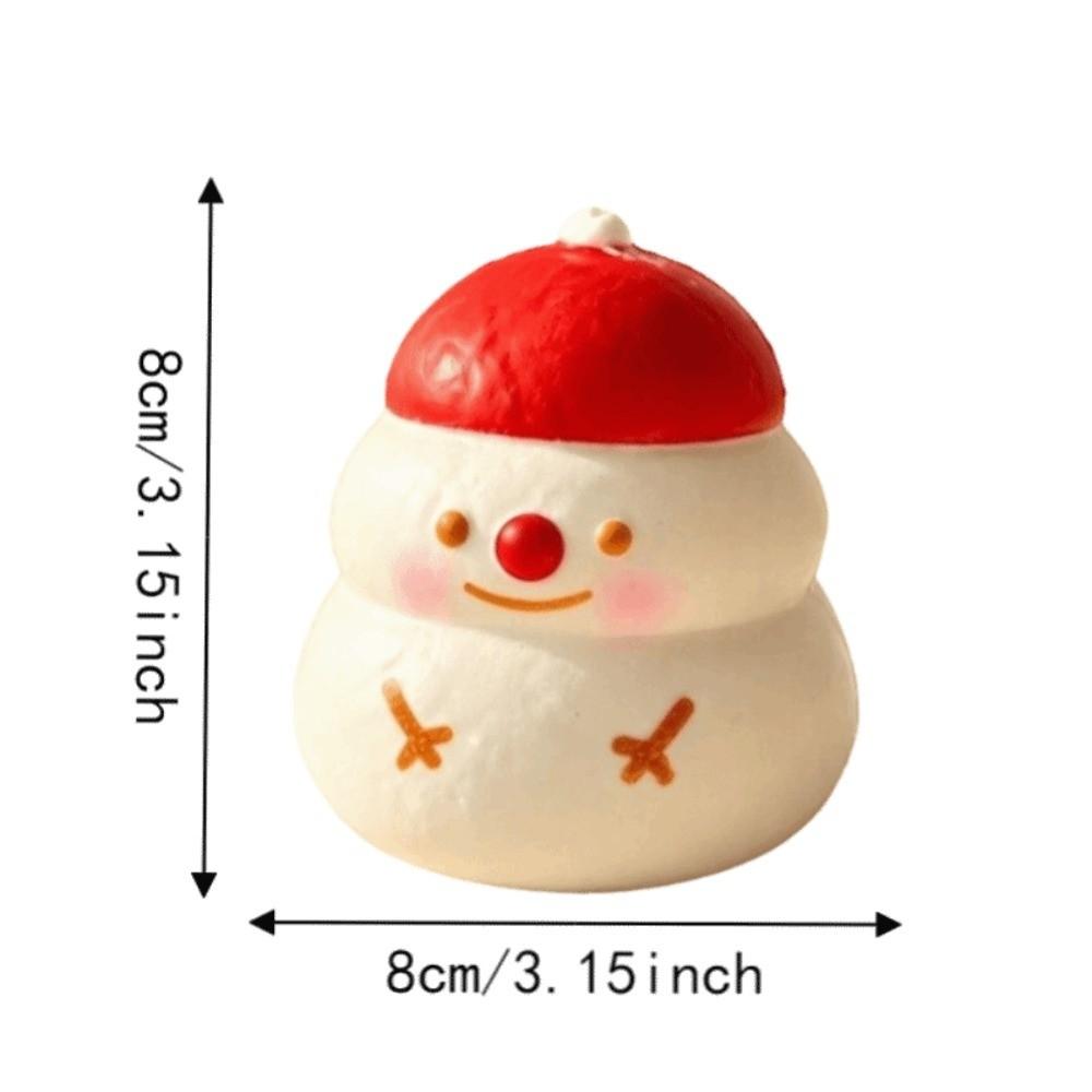 Slow Rebound Christmas Snowman Squishy Soft Christmas Squishy Toy Goodie Bag Stuffer