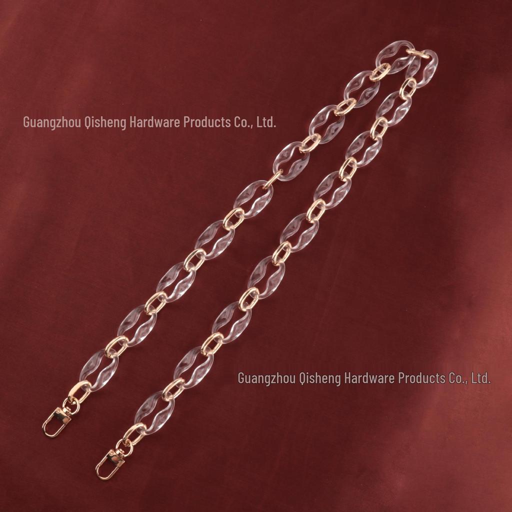 Versatile Retro Acrylic Resin Chain for Phone Case and Bag Accessories