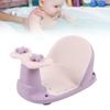Baby Bath Seating Anti Slip PP Portable Infant Shower Chair with Secure Suction Cups for Washroom Bathroom