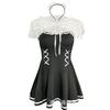 Small breasts sexy lingerie maid uniform dress maid suit seduction pajamas passion