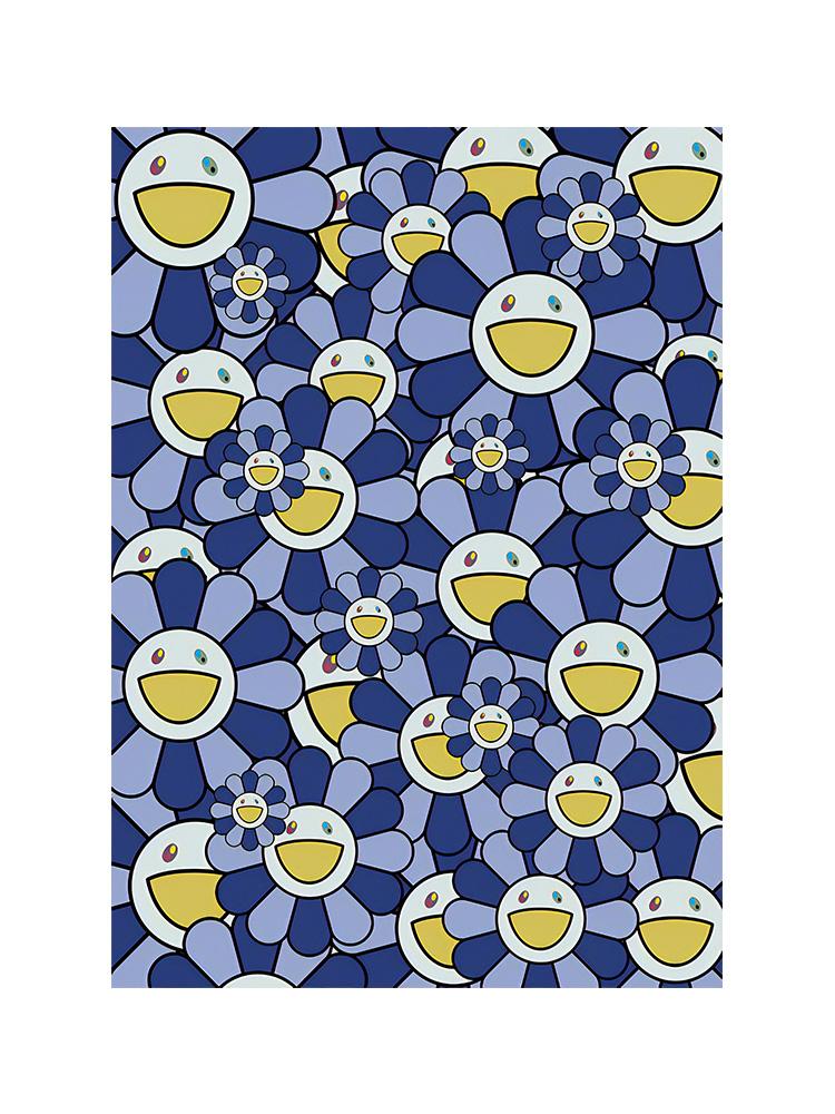 Abstrakt fargerikt smil Solsikker tegneserieplakater utskrifter lerret maleri Kawaii popkunst for barn soverom hjemmeinnredning Cuadros