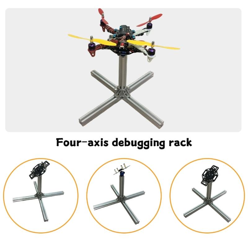 STM32 Quadcopter PID Tuning Stand Set  4-Axised Model Aircraft Gimbal PID Debugging Frame Aluminum
