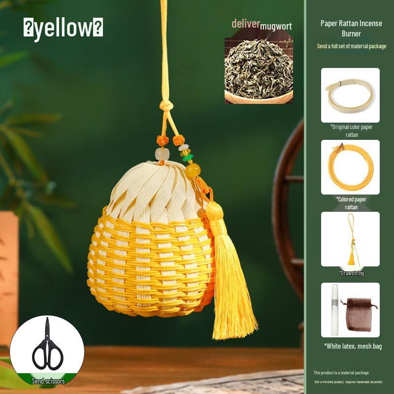 Handmade Rattan Sachet DIY Pendant