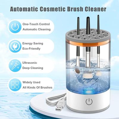 Make-up-Pinsel-Werkzeugreiniger, elektrisch, automatischer Schleuder-Make-up-Pinselhalter, Ständer, Damen, faule Reinigungsbürste, Waschmaschine, Schnelltrocknendes Werkzeug
