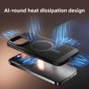 Metalen Lensbescherming Ademend Gaas Magnetisch Magsafe Draadloos Opladen Harde Telefoonhoes Voor Iphone 11 12 13 14 Pro Max Cover