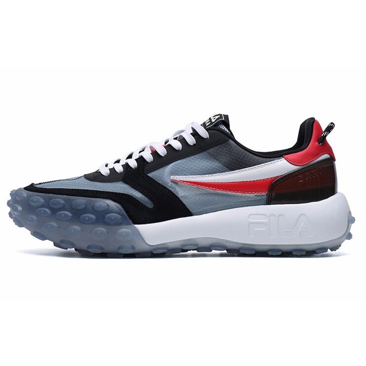 

Fila Gara Верх из ткани Коровья кожа ТПУ Коровья спилковая замша Спортивная повседневная обувь с низким верхом Папины кроссовки Мужские кроссовки Рассветно-серый F12M124140FGB 42