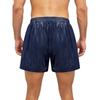 Mens Waterproof Swim Trunks Pockets Color Blocking Stripes Elastic Waistband Athletic Bottoms