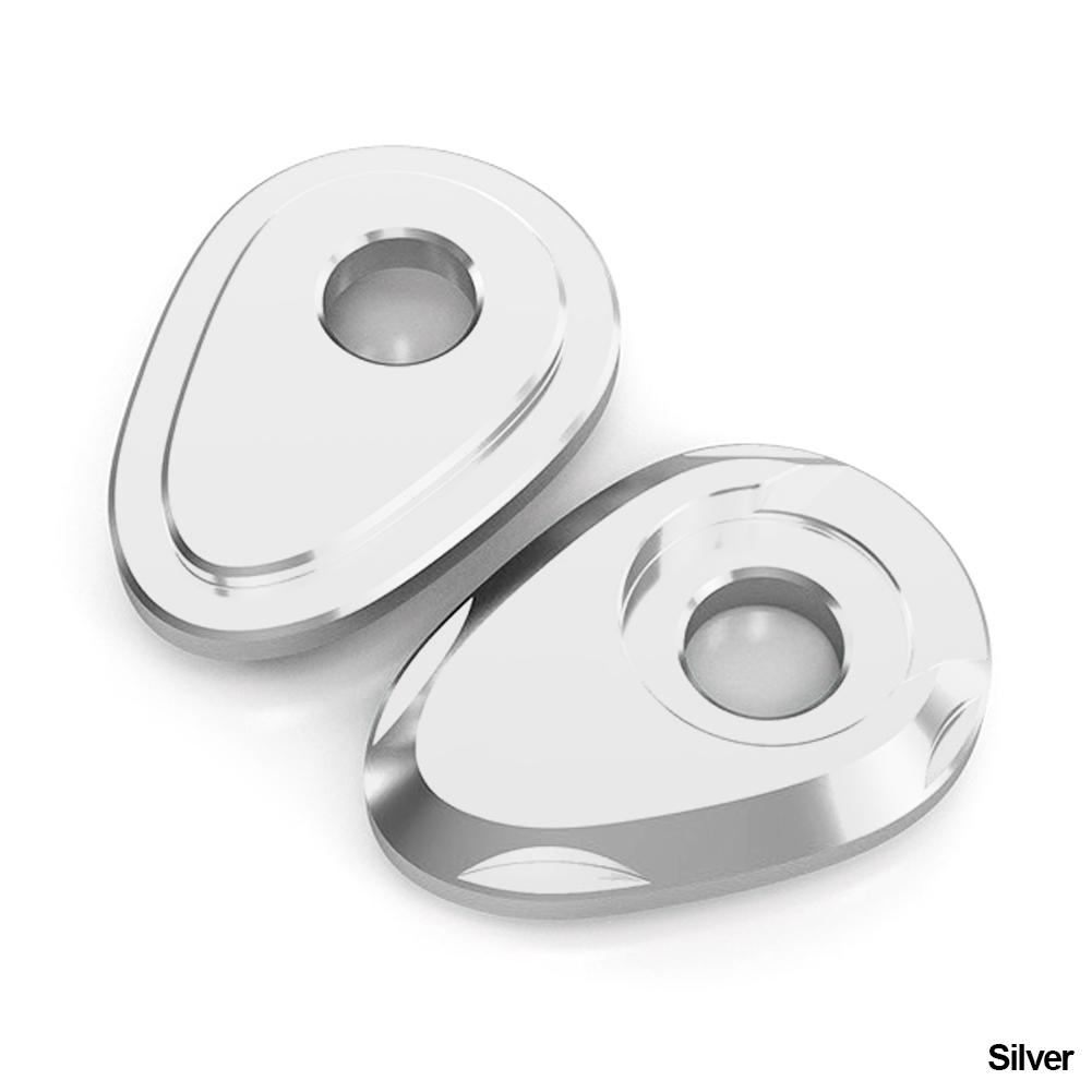 2 шт. адаптер для указателя поворота мотоцикла проставка указателя поворота мотоцикла алюминиевый сплав мигалка для указателя поворота мотоцикла