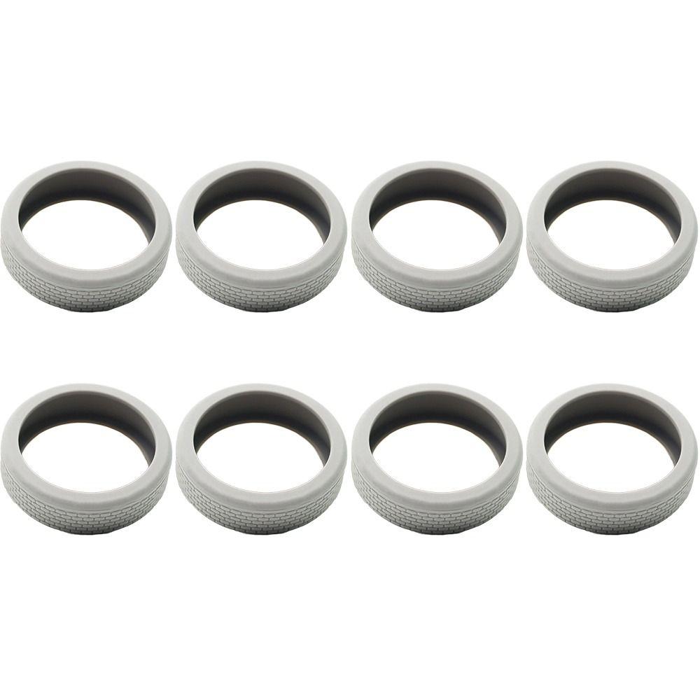 8PCS/Set Silicone Travel Luggage Caster Shoes with Silent Sound Suitcase Parts Suitcase Wheels Protection Cover Reduce Noise