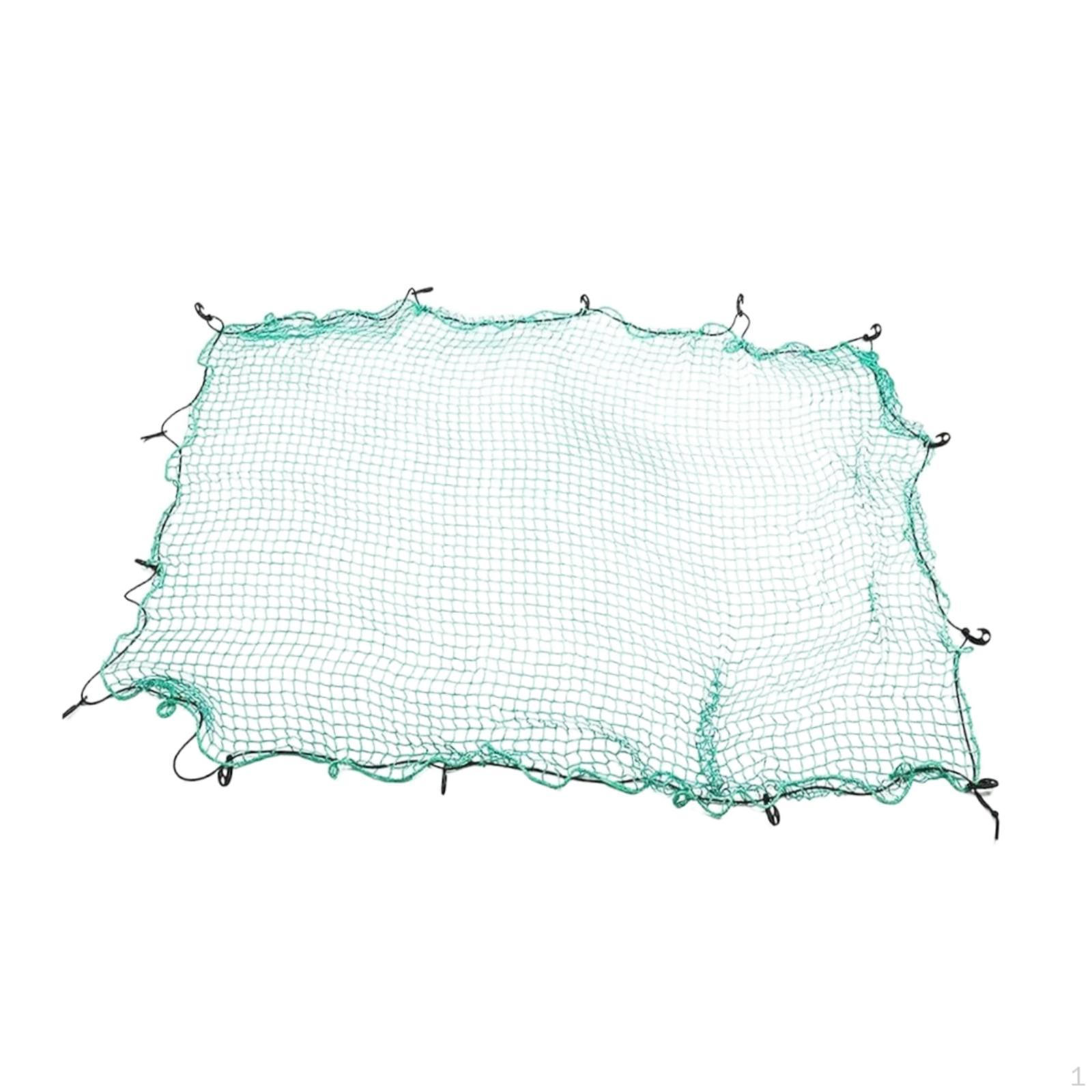 

Cargo Net for Pickup Truck Bed Netting Vehicle Storage with Hooks Roof Rack Camping 1.5mx1.5m