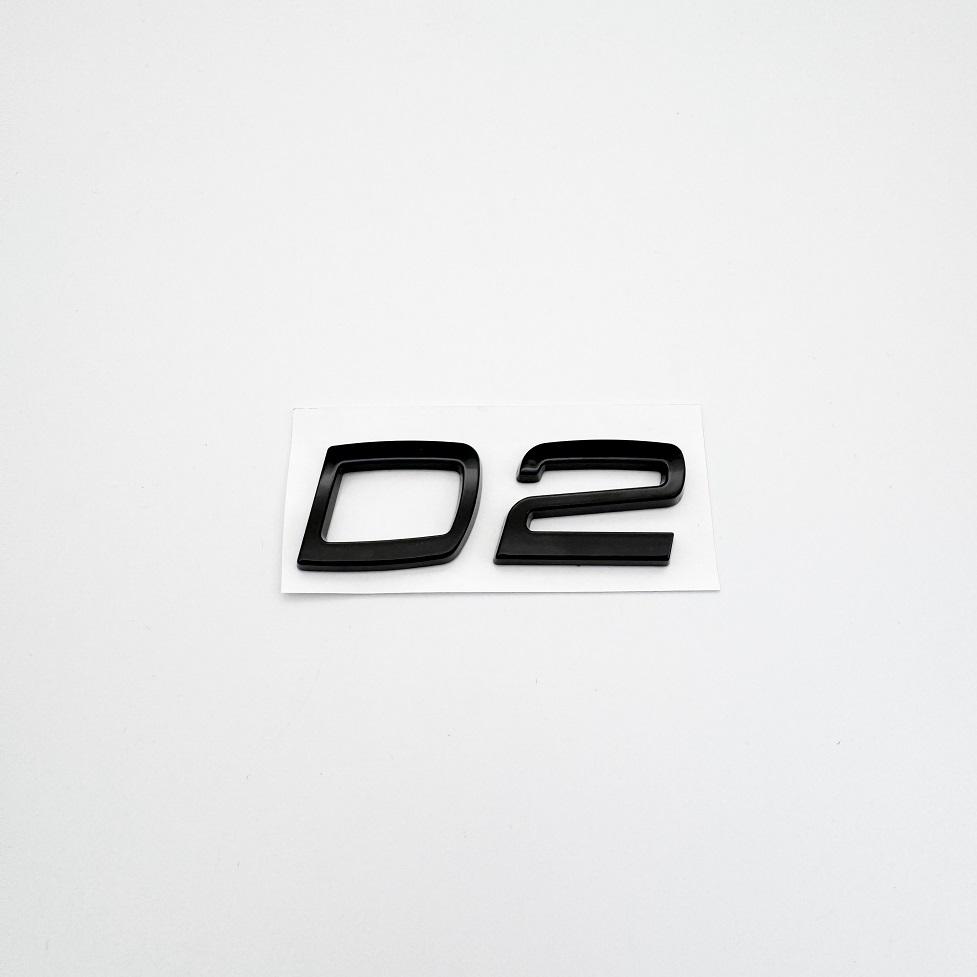 1PC ABS D2 D3 D4 D5 D6 D7 Car Letters Logo Trunk Emblem Badge Sticker For Car S40 S60 V40 V50 XC40 XC60 V70 V60 S90 C30 XC90