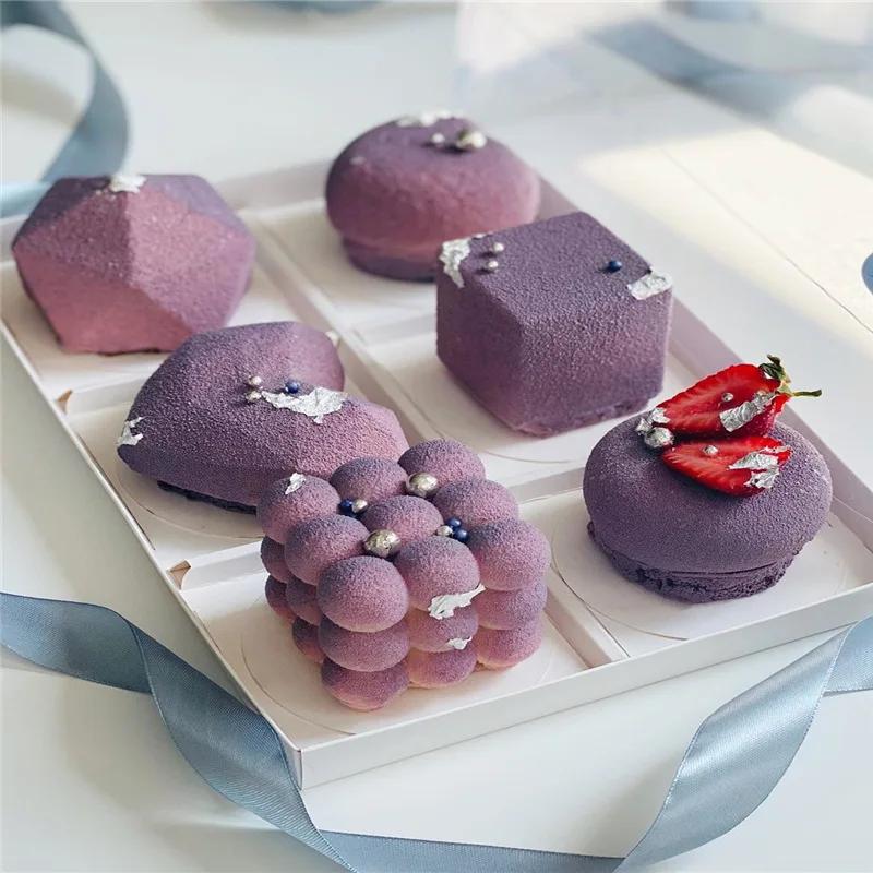 5 Stück Mousse Kuchen Musavat Transparente Verpackungsbox Nachmittagstee Gebäck Backen Geburtstag Hochzeitsfeier Dekoration Mondkuchenform