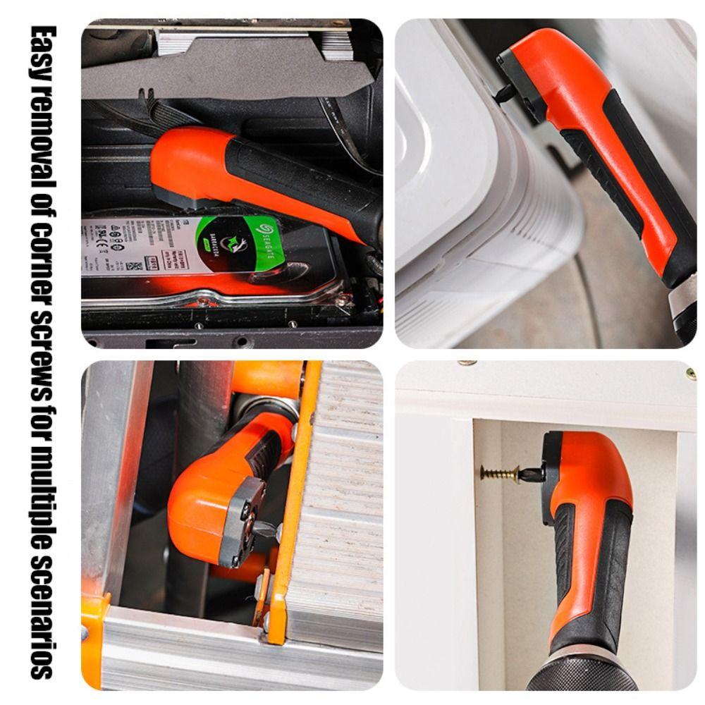 Sechskant-Bohrschaftadapter 1/4 Zoll Bohrer Stecknuss-Halter Langlebiger 90°-Bohradapter Reparatur