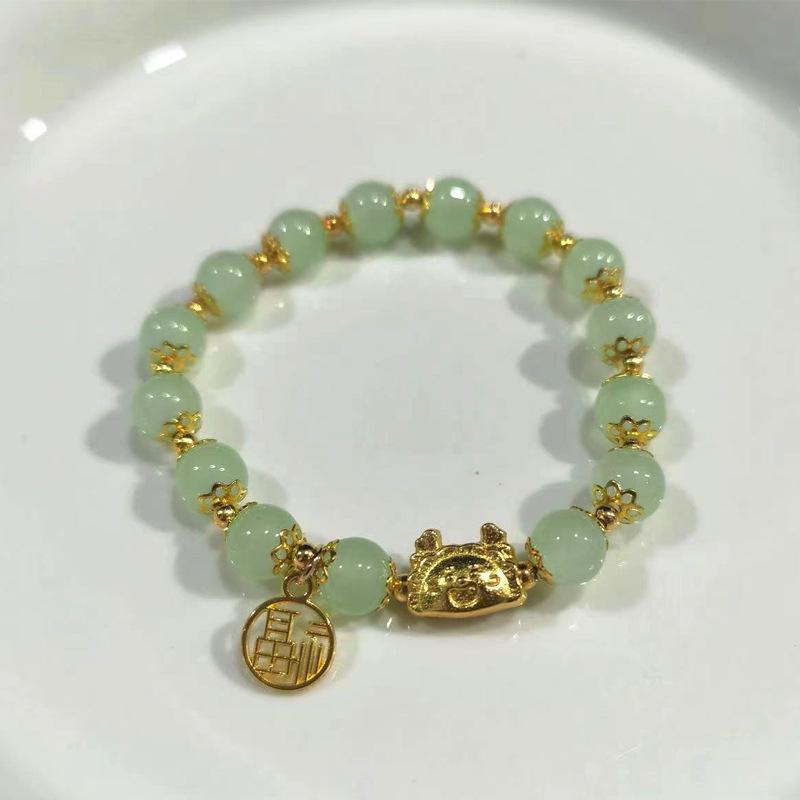 Dodo Hot Hetian Jade Rabbit Bracelet, Women's Niche Design - High Value Student or Bestie Gift