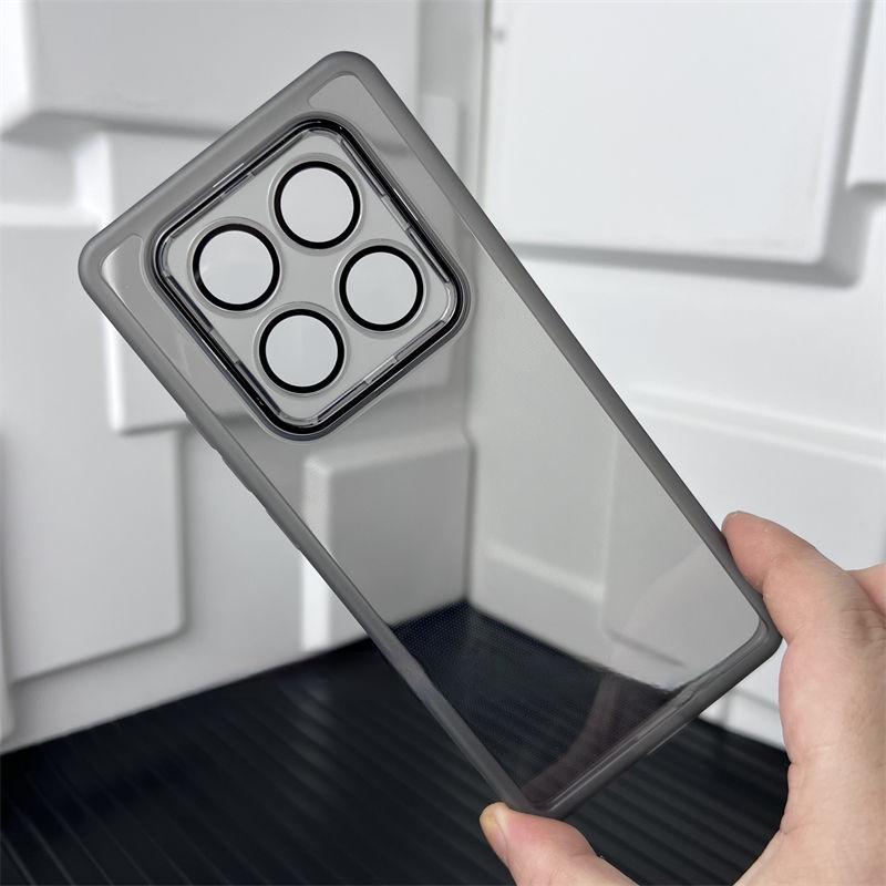 For Xiaomi Redmi Note 14 Pro Case Soft Silicone Transparent Lens Protective Back Cover Case For Redmi Note 14 Pro Plus shell