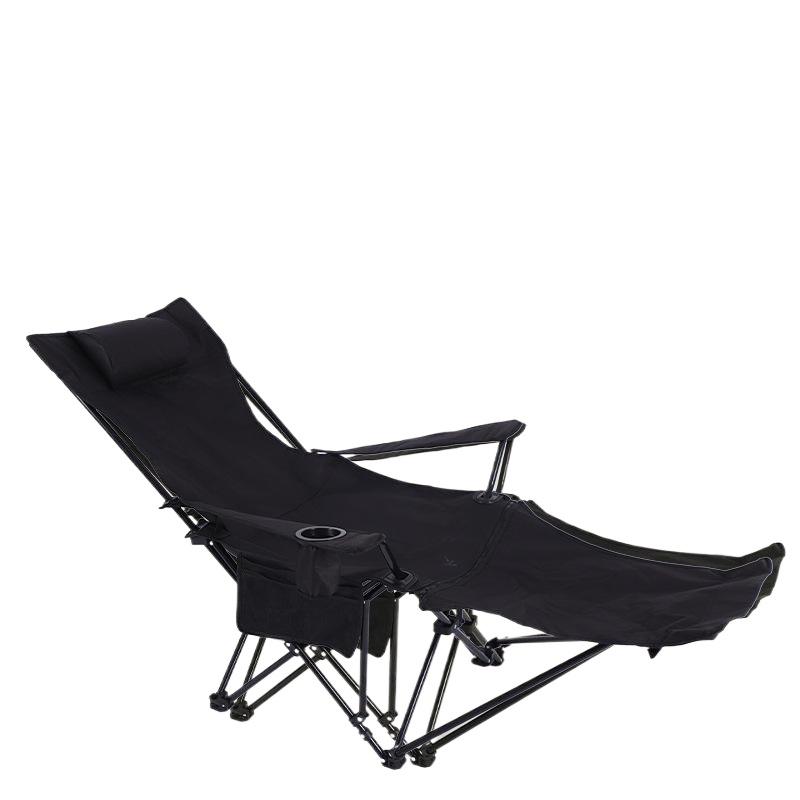 Adjustable Reclining Chair With Mesh Bags 50x50x145cm