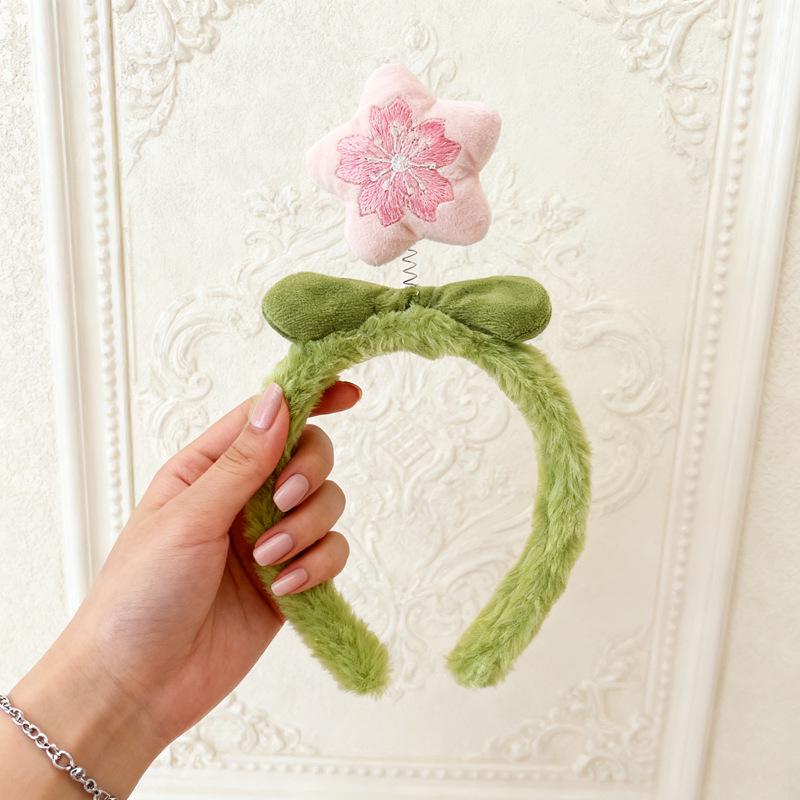 

Kuromi Panda Plush Headband for Girls - Face Washing Hair Accessory