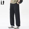 Izzue It Herren Locker Geschnittene Cargohose mit Geradem Bein