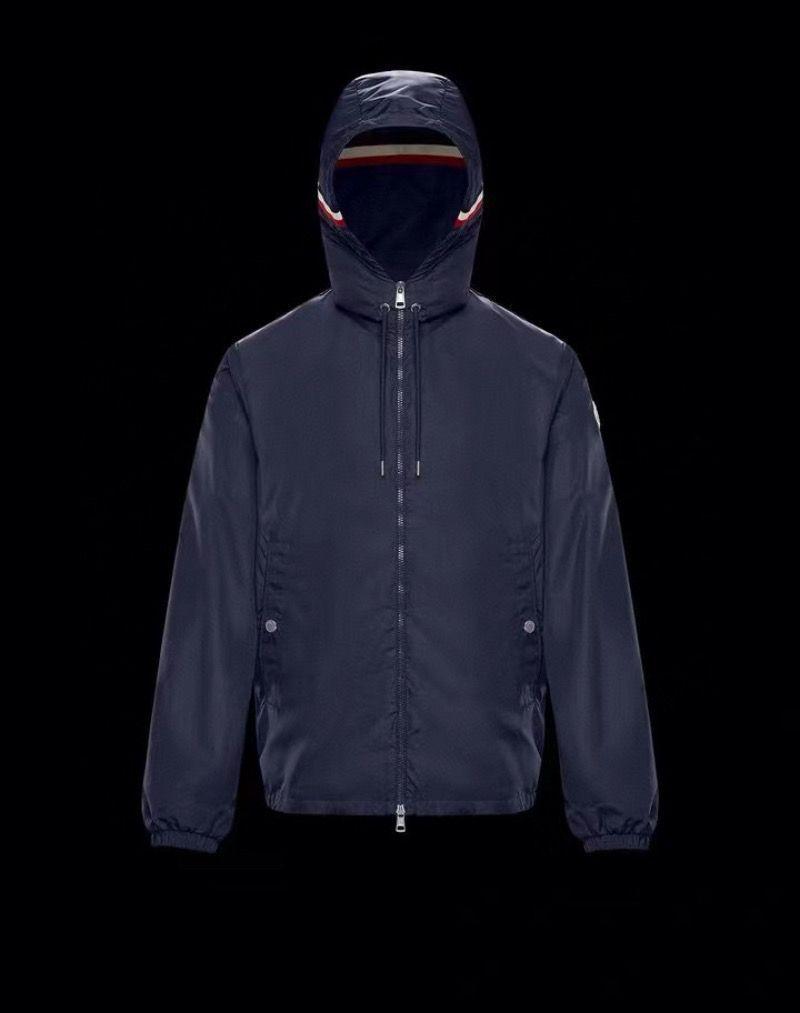 Men's French Style 2025 Autumn Quick-Dry Hooded Polyester Sun Protection Outdoor Jacket