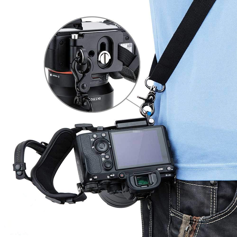 JJC Hand Strap for Nikon Z50 Z Z COOLPIX GX7M2 Black Strap/Wrist II, f, fc, Z6III, Z6II, Z7II, Z5, Z50, Z8, Z7, Z6, D5600, D5500, D5300, D5200, D5100,