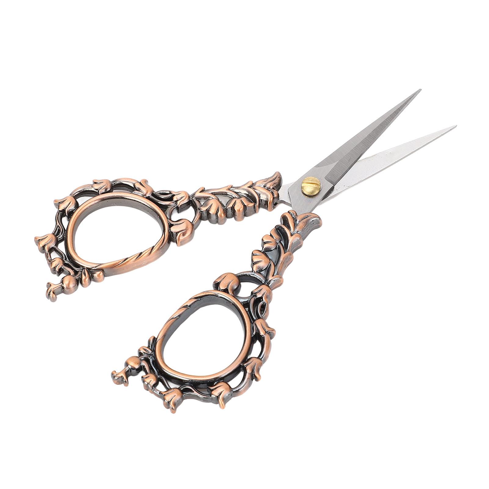 Швейные вышивальные ножницы Винтажный европейский дизайн Ножницы для ткани плетения Строчки Резки бумаги