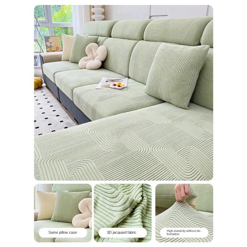 Sofabezug All-Inclusive-Universalbezug Einfaches, modernes Vier-Jahreszeiten-Sofakissen Rutschfestes nordisches Vollbezugstuch