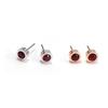 Women's Petite Siam Red Crystal Earrings (15957028)