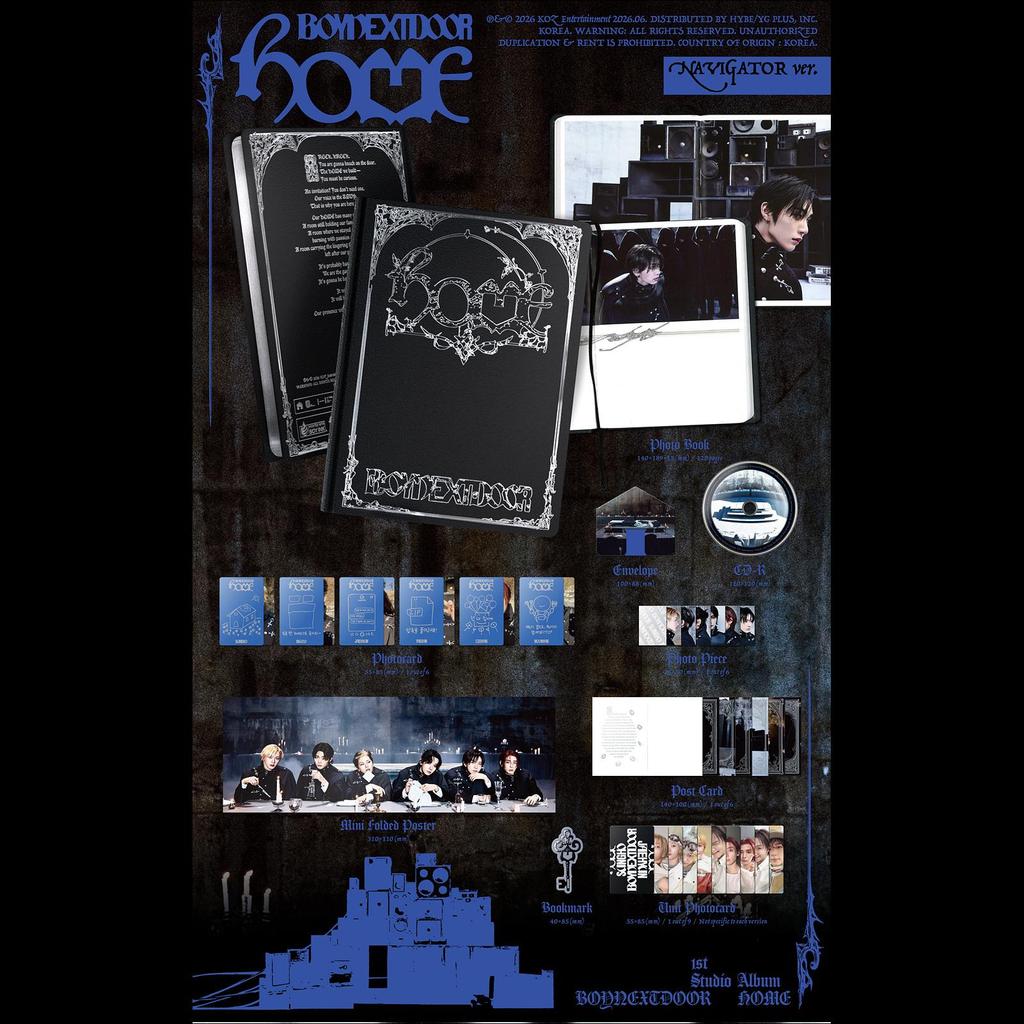 [Pre-order] [SET/SITE POB] BOYNEXTDOOR 1st Studio Album [HOME]  + Free Gift
