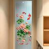 Lotus Flower Glass Decal Lotus Wall Sticker No Glue Decorative Sticker  Toilet Door