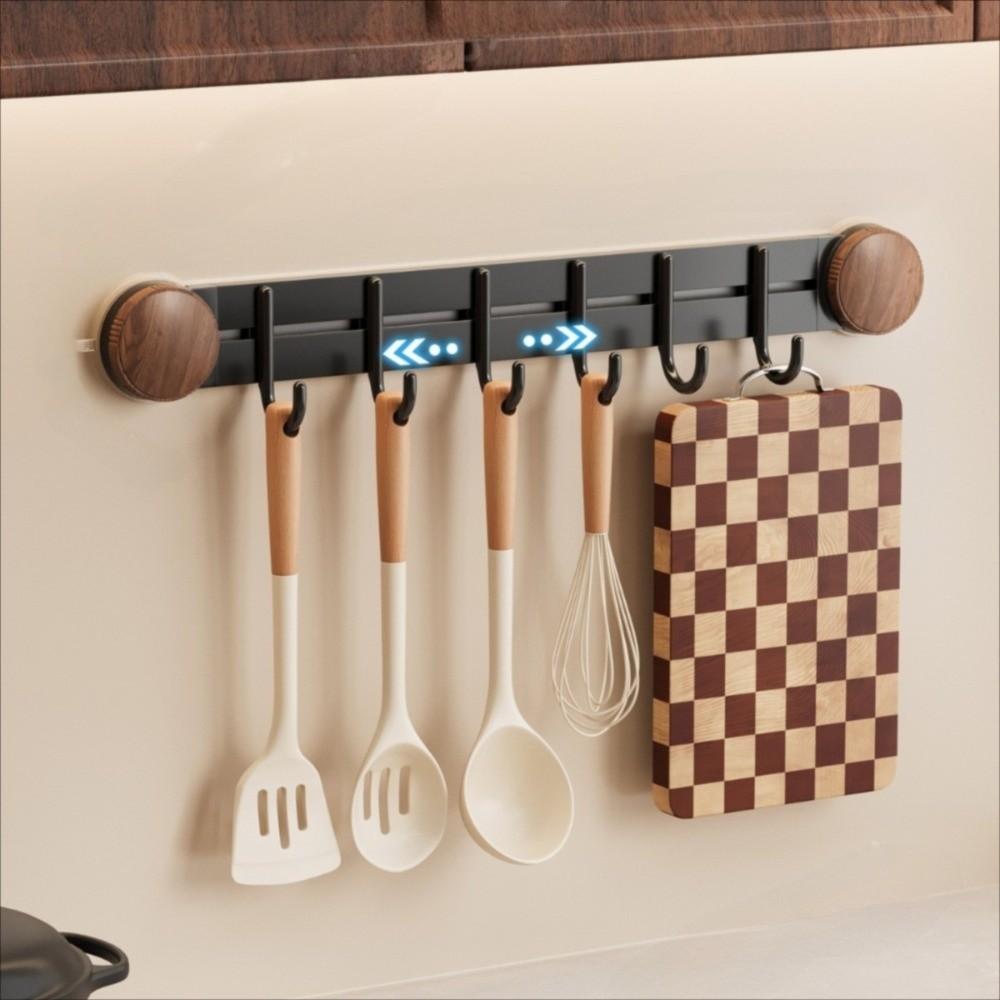 4/6 Hooks Vacuum Suction Cup Hooks No Drilling Wall-Mounted Hanging Clothes Hooks Space Saving Removable Kitchen Storage Hooks