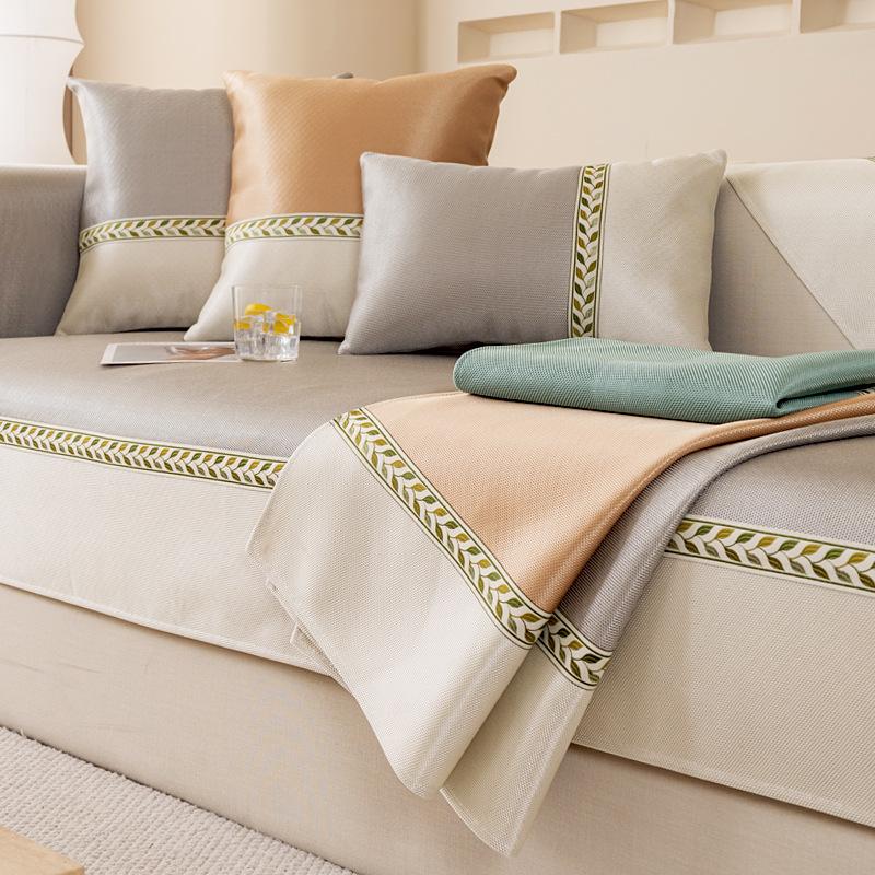 New Summer Ice Silk Sofa Cushion Mat Seat Cushion Non-Slip Sofa Cover Universal Sofa Cover Towel
