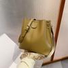 2026 New Korean Women's Bag Simple Casual Fashion Shoulder Handbag Simple Versatile Texture Bucket Bag