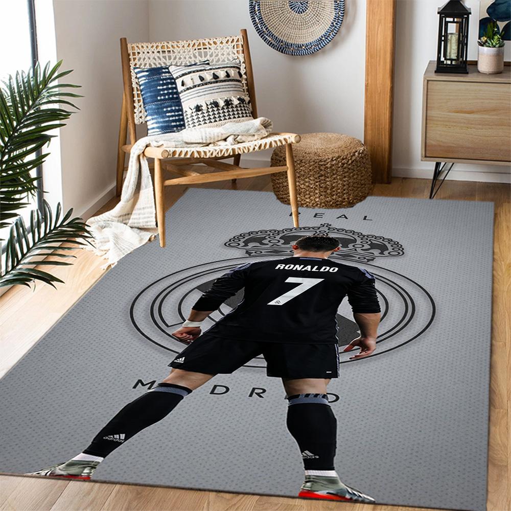 Ronaldo's Number Seven Jersey Floor Mat Perfect for Decorate Room Playrooms Bedrooms Game Room Antislip Carpet Anime Office Decor Wedding Party Gift