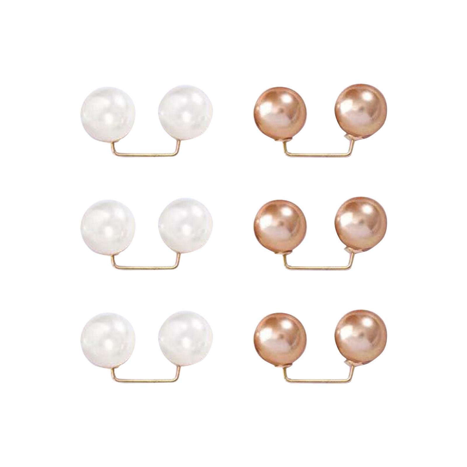 

Поясные булавки для брюк, уменьшающие обхват талии, безопасные булавки, броши-булавки с жемчугом для одежды, пуговица для шеи, зажим для шарфа One Size