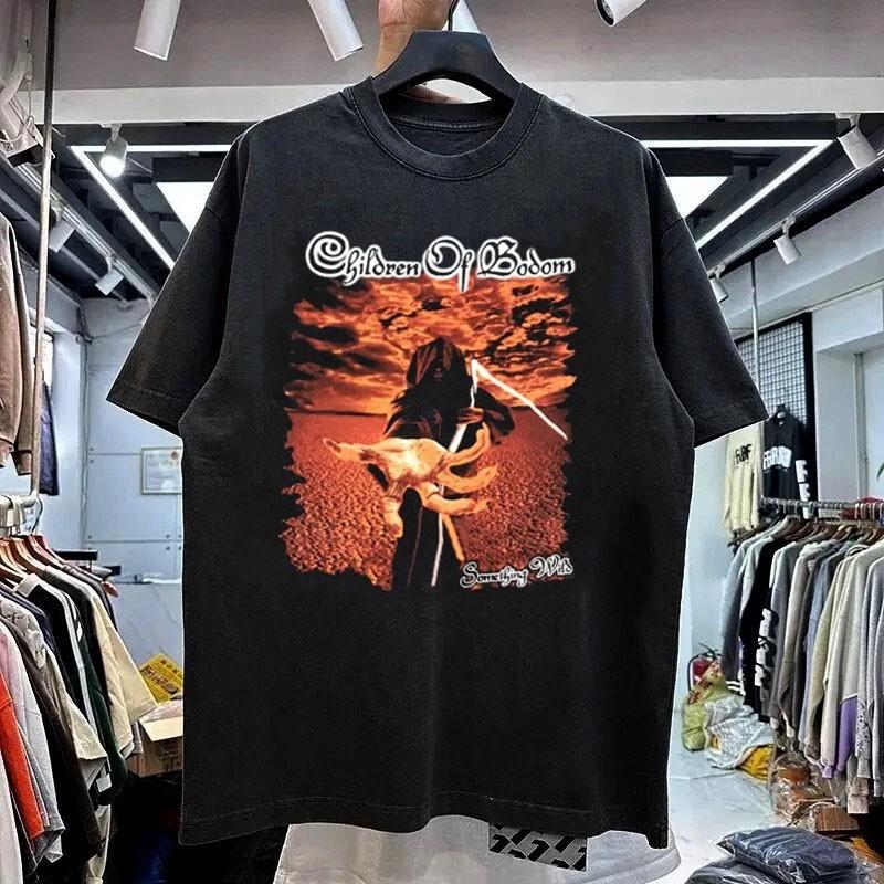 

00’s Children Of Bodom “Something Wild” Charcoal Unisex Shirt S5XL KH16543 Unisex T-Shirt M