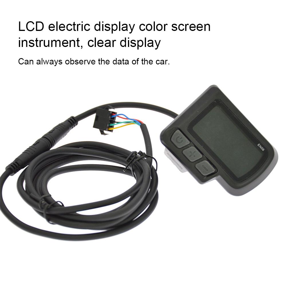 EN06 Electric Bike Meter LCD Display Instrument Connector Color Screen Smart Speed Mountain Road Bikes