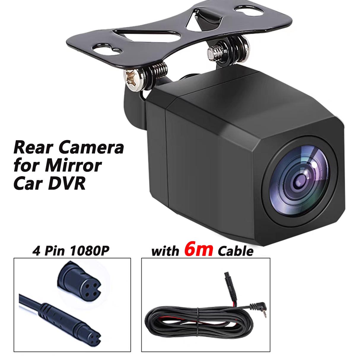 

Car Rear View Camera 1080P Full HD AHD 4 Pin 2.5mm Reversing Image Camera 150° Wide Angle Night Vision Car Reversing Camera 6m AHD Camera