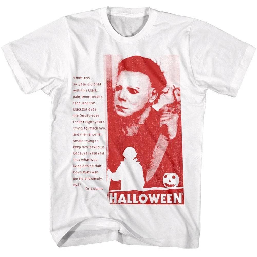 Halloween The Devils Eyes Men s T Shirt 4XL