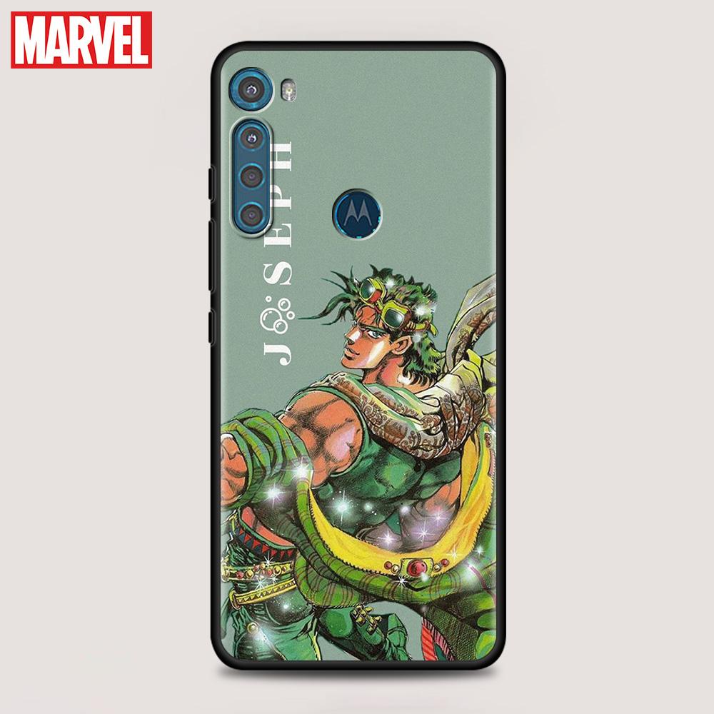 Shell For Motorola One Fusion G8 G9 Power Plus G22 G30 G31 G50 G60 Edge20 E6s G Stylus Case Cartoon JoJo's Bizarre Adventure